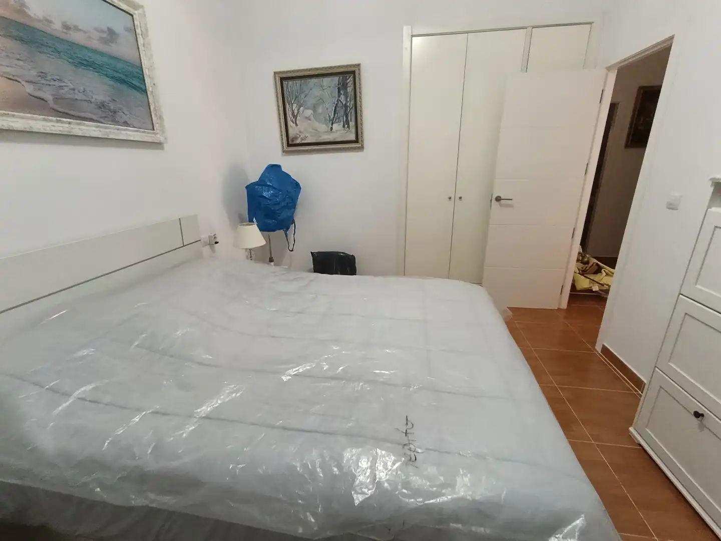 Schlafzimmer von Erdgeschoss zum Verkauf in Punta Umbría mit Möbliert, Ofen und Waschmaschine