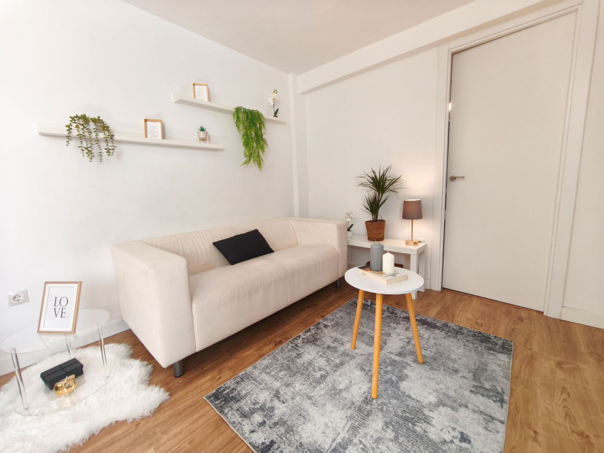 Sala d'estar de Pis de lloguer en Talavera de la Reina amb Aire condicionat, Calefacció i Parquet