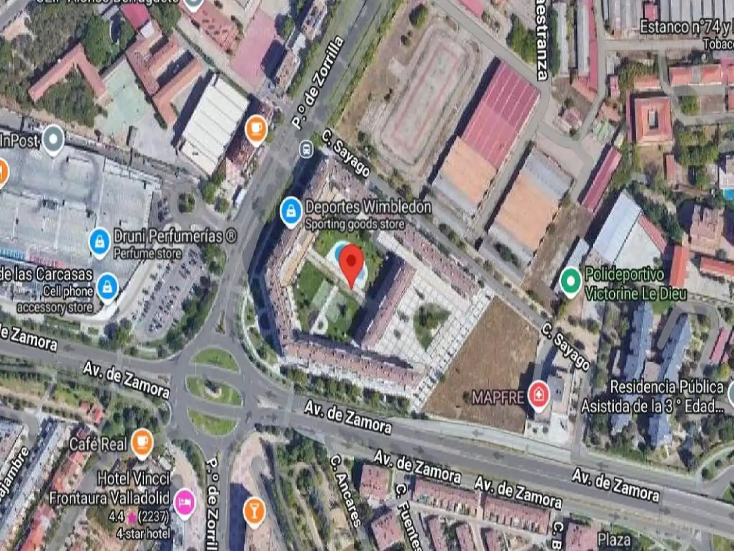 Vista exterior de Pis en venda en Valladolid