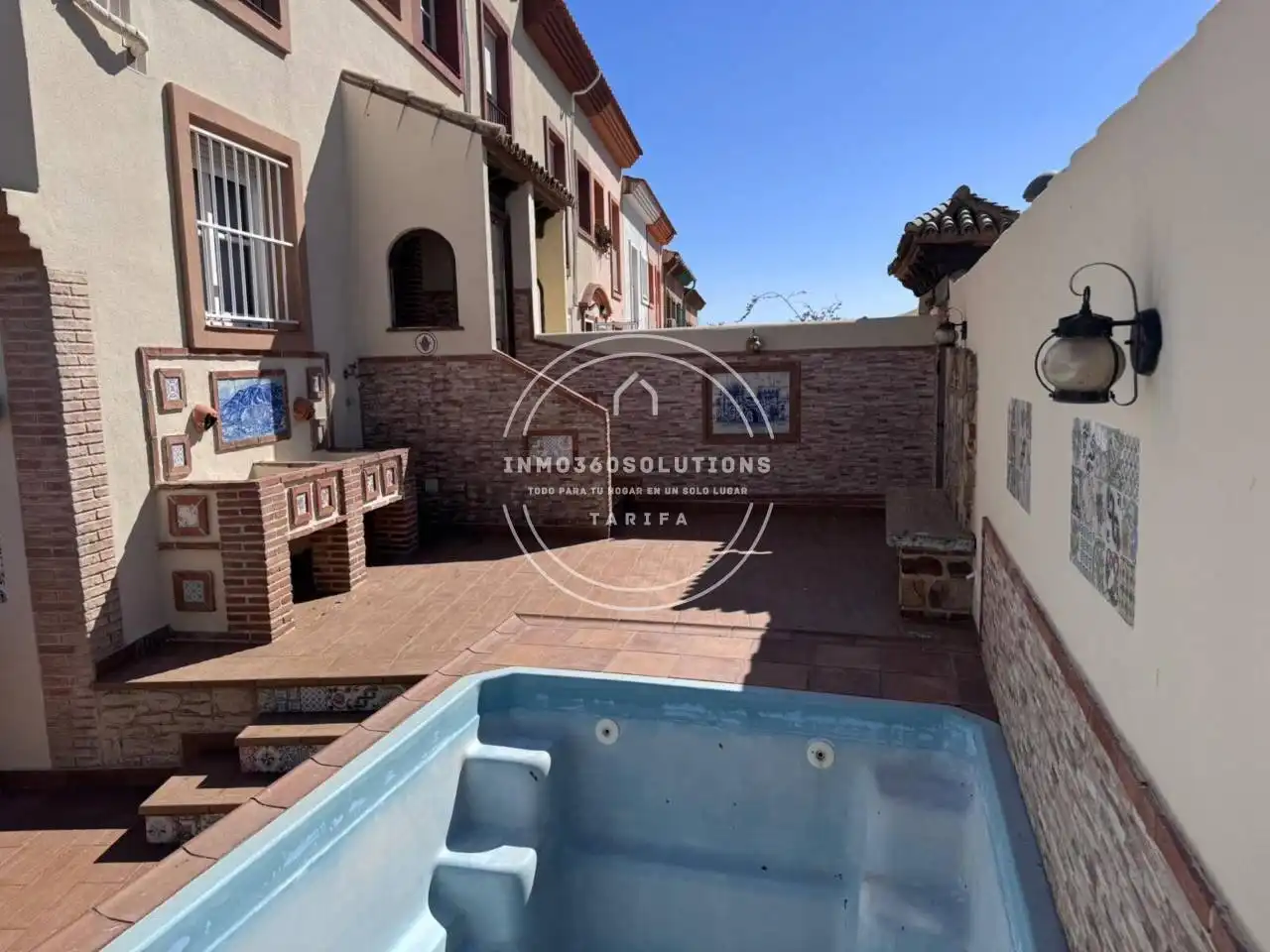 Terraza de Casa o chalet de alquiler en Tarifa con Terraza, Piscina y Amueblado