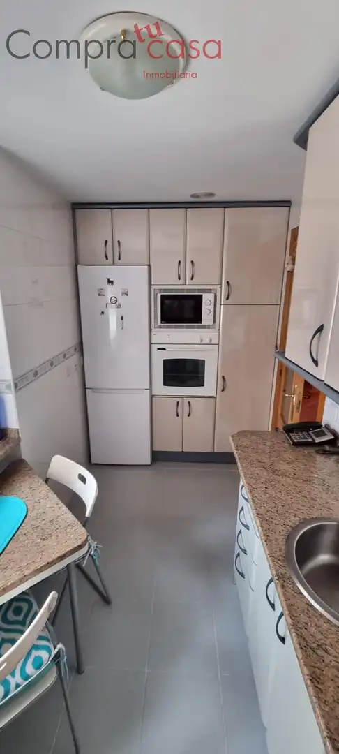 Kitchen of Flat for sale in Segovia  with Heating, Private garden and Parquet flooring