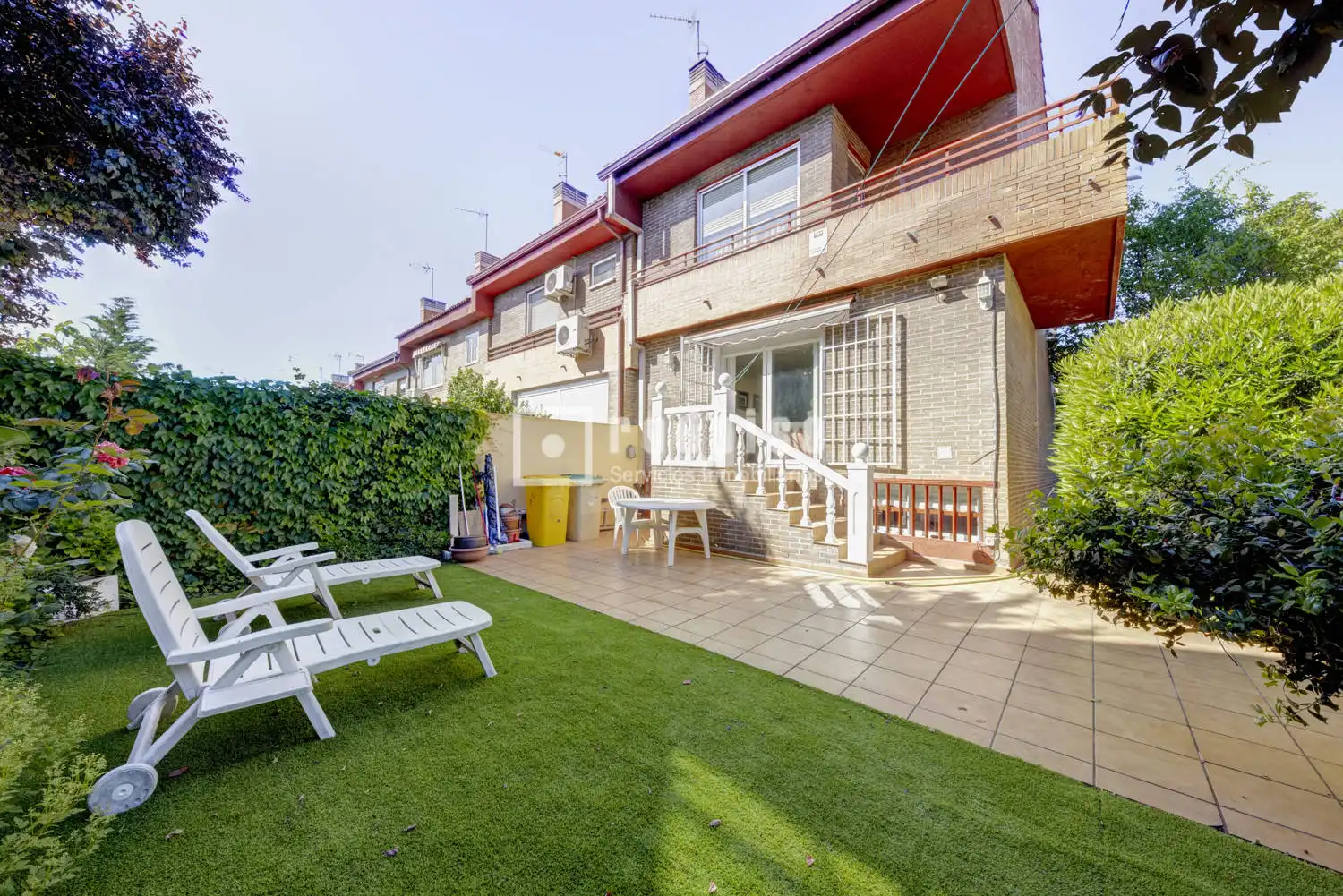 Garden of Houses for sale in Pozuelo de Alarcón  with Air Conditioner, Heating and Parquet flooring