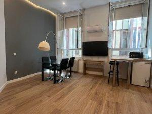 Living room of Flat for rent to own in  Madrid Capital  with Air Conditioner