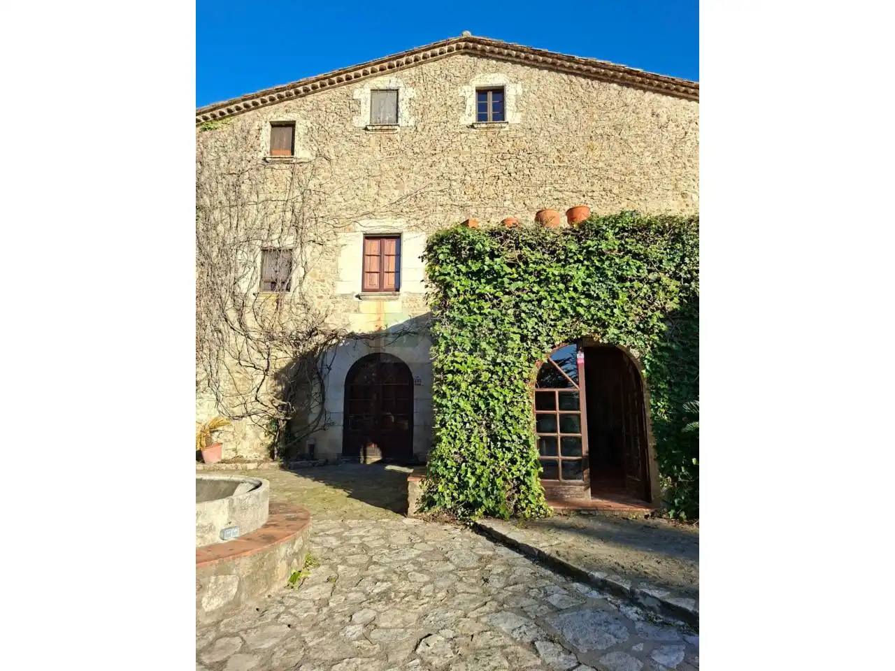Vista exterior de Finca rústica en venta en Sant Joan de Mollet con Calefacción, Jardín privado y Terraza
