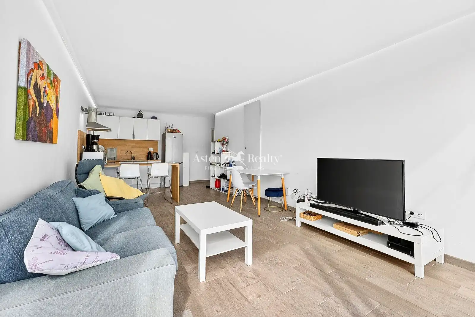 Sala de estar de Apartamento en venta en Adeje con Terraza, Piscina y Amueblado