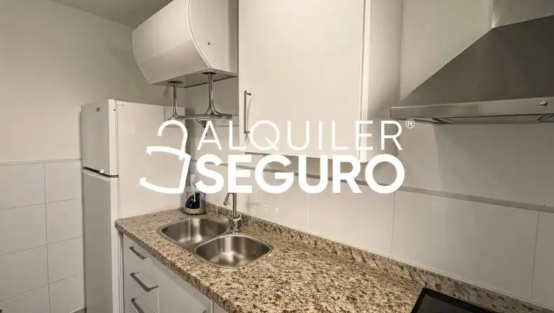 Kitchen of Flat for rent in Sanlúcar la Mayor  with Air Conditioner and Furnished