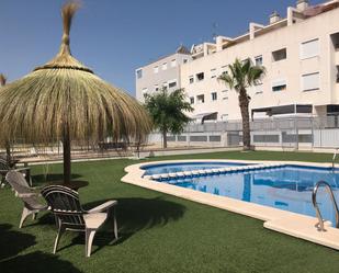 Piscina de Planta baixa de lloguer en Daya Nueva amb Aire condicionat, Calefacció i Jardí privat