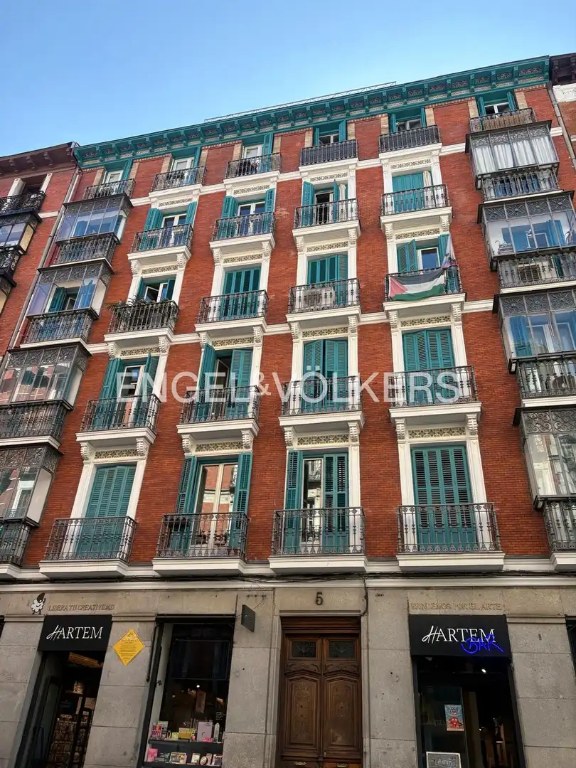 Vista exterior de Piso de alquiler en Madrid con Calefacción, Amueblado y Balcón