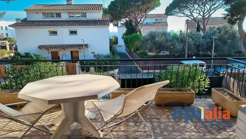 Terrassa de Apartament en venda en Calonge i Sant Antoni amb Balcó