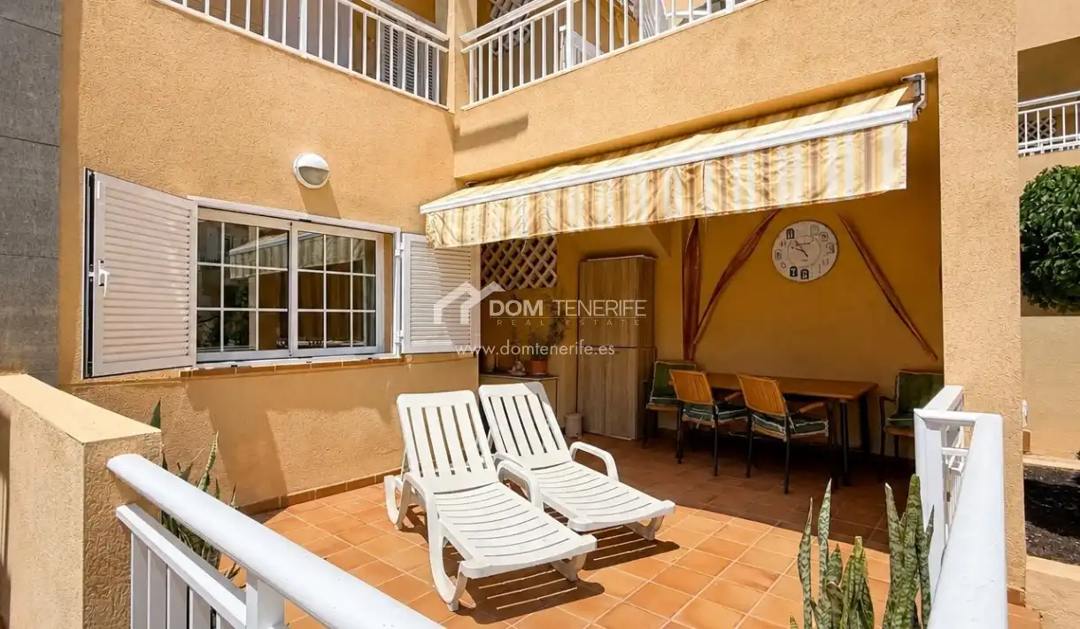 Terrace of Ground floor for rent in Adeje  with Terrace, Swimming Pool and Furnished