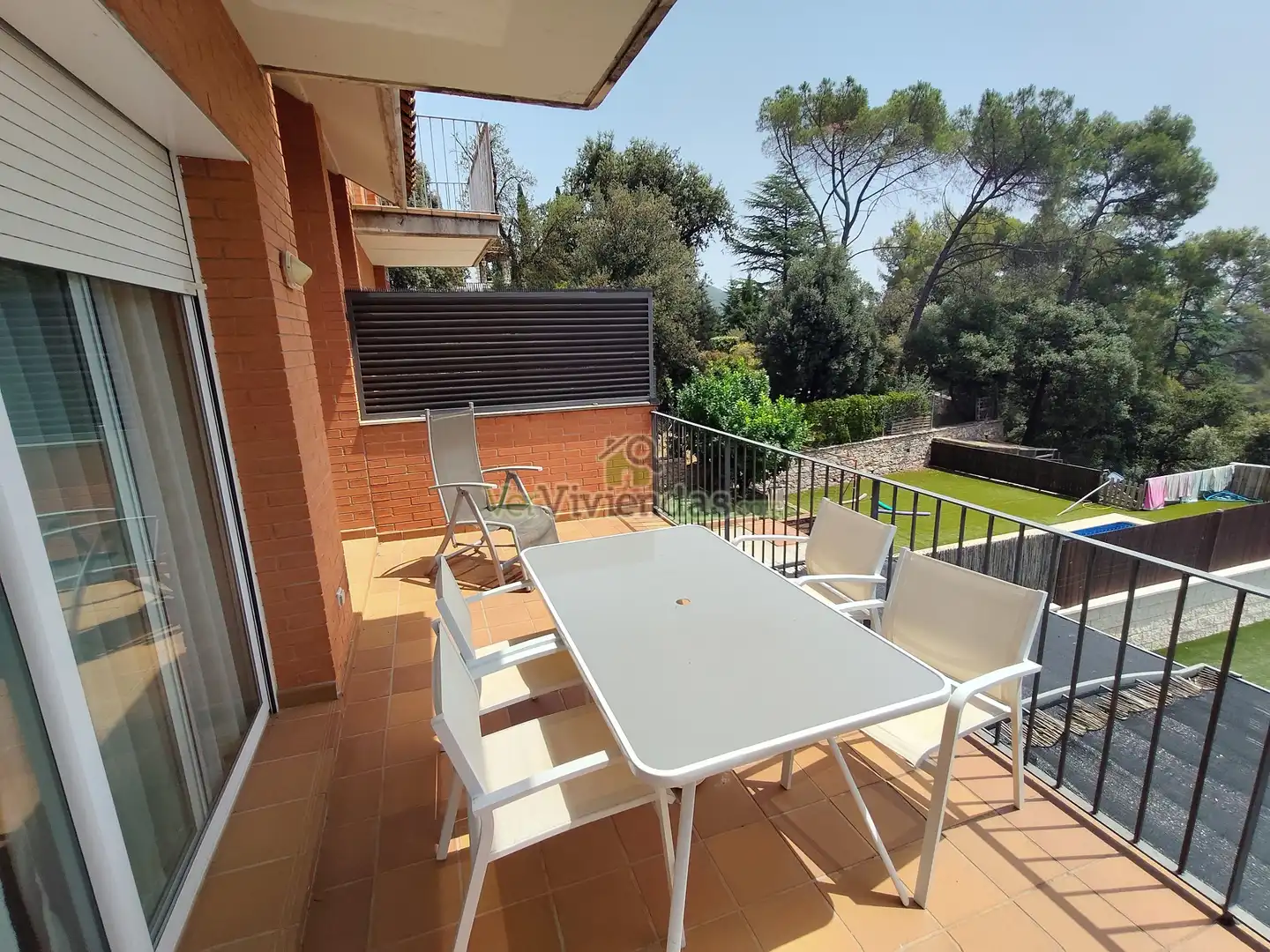 Terrassa de Casa adosada en venda en Castellar del Vallès amb Calefacció, Jardí privat i Terrassa