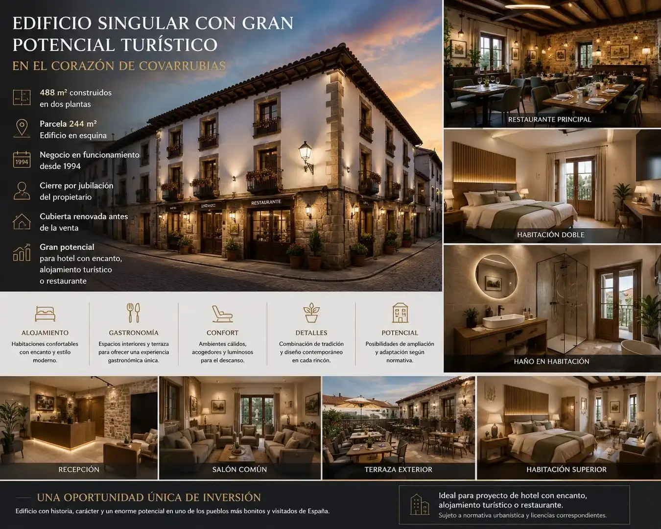 Edificio en venta en Covarrubias