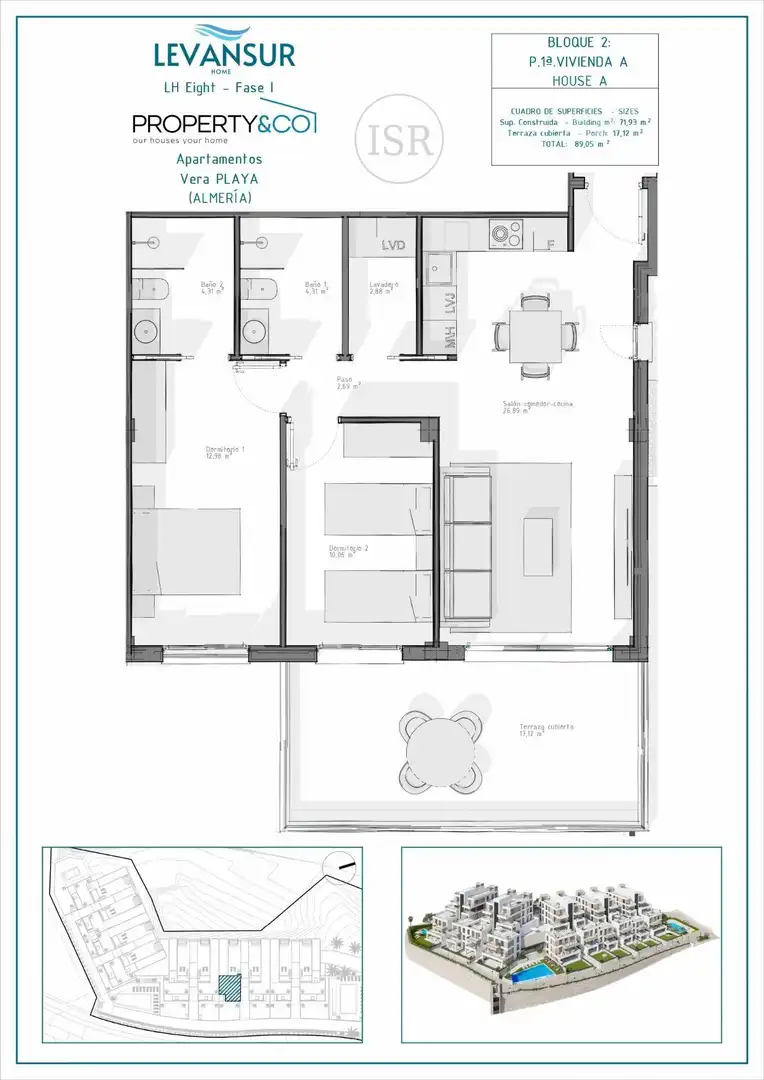 Apartamento en venta en Vera con Calefacción, Terraza y Trastero
