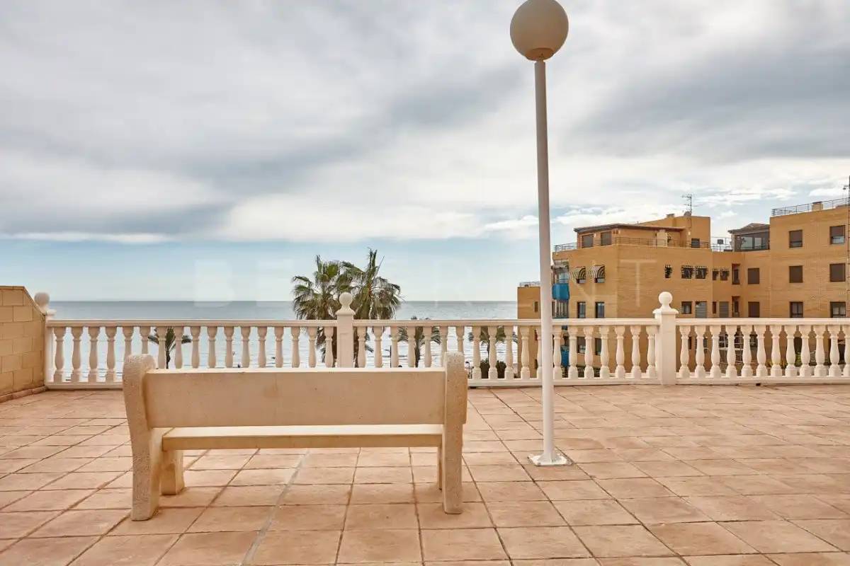 Terrace of Apartments for rent in El Campello  with Air Conditioner, Heating and Private garden