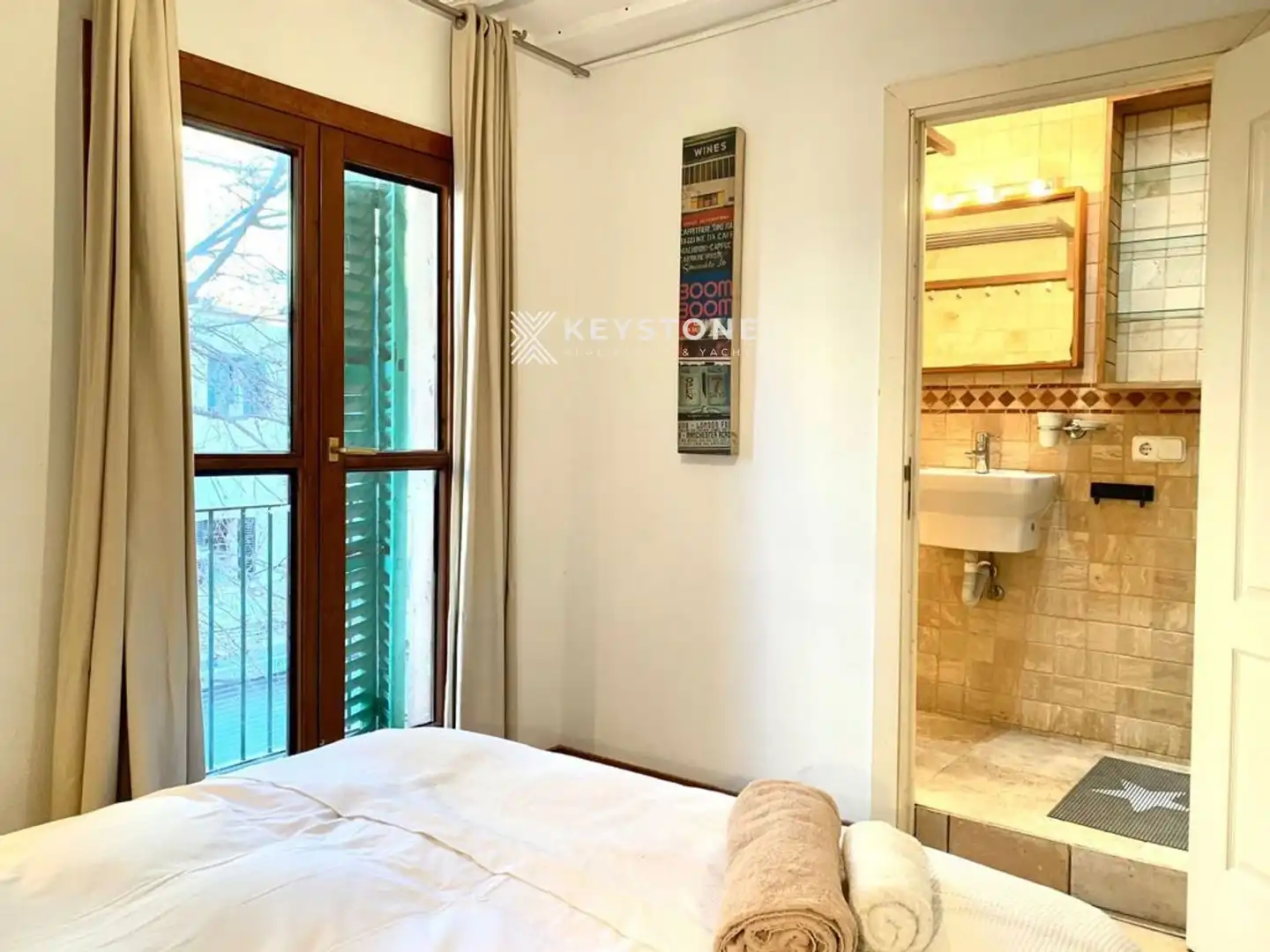 Habitación de Piso de alquiler en  Palma de Mallorca con Aire acondicionado, Terraza y Amueblado