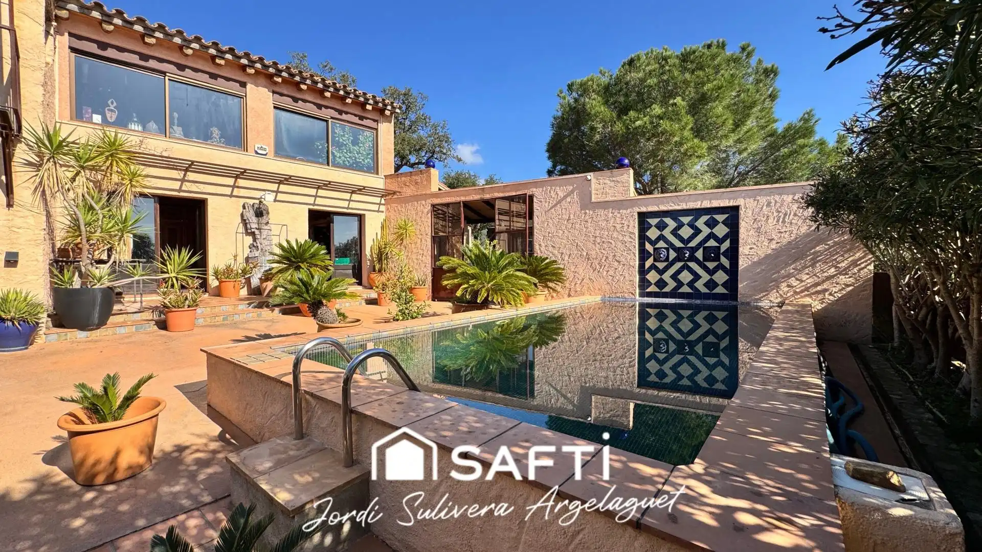 Exterior view of Detached homes for sale in Cantallops  with Heating, Terrace and Swimming Pool