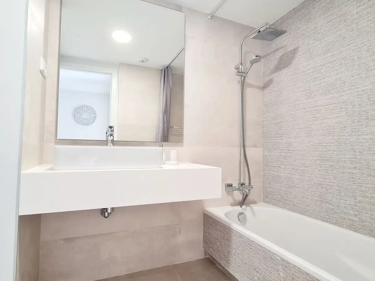 Bathroom of Detached homes for rent in Mijas  with Air Conditioner, Private garden and Swimming Pool