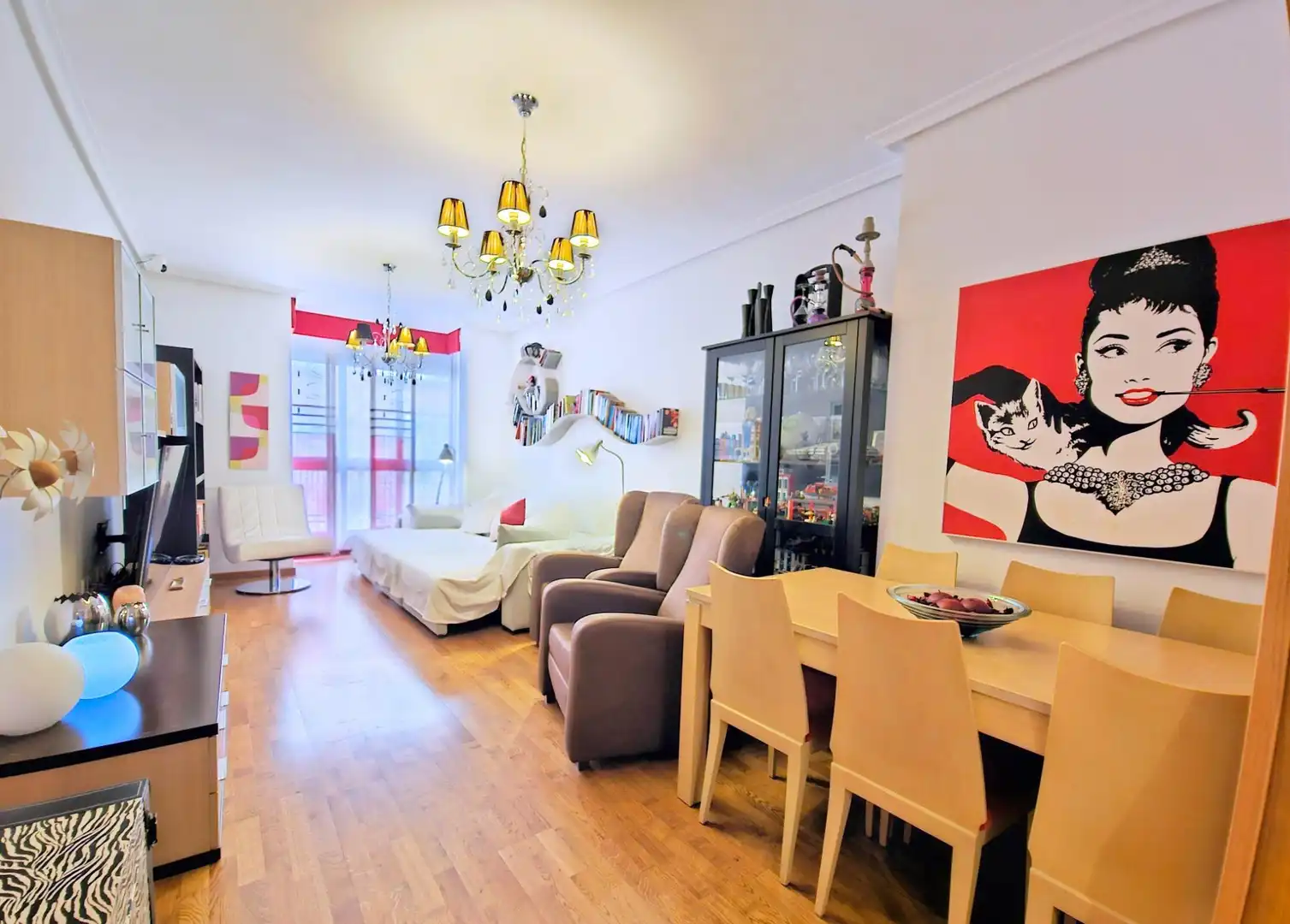 Bedroom of Flat for sale in Cartagena  with Air Conditioner, Parquet flooring and Terrace