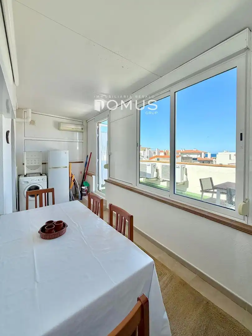 Maisonette zur Miete in L'Escala mit Klimaanlage, Heizung und Terrasse