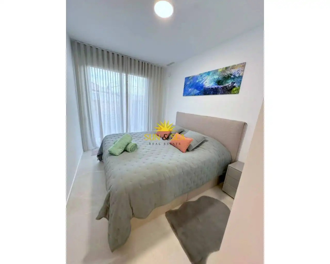 Habitación de Planta baja de alquiler en Finestrat con Aire acondicionado, Calefacción y Terraza