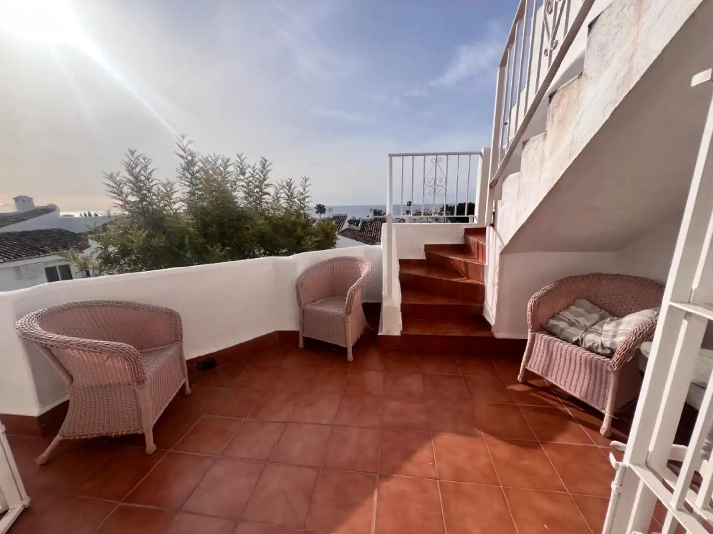 Terrassa de Casa adosada en venda en Mijas amb Jardí privat, Terrassa i Traster