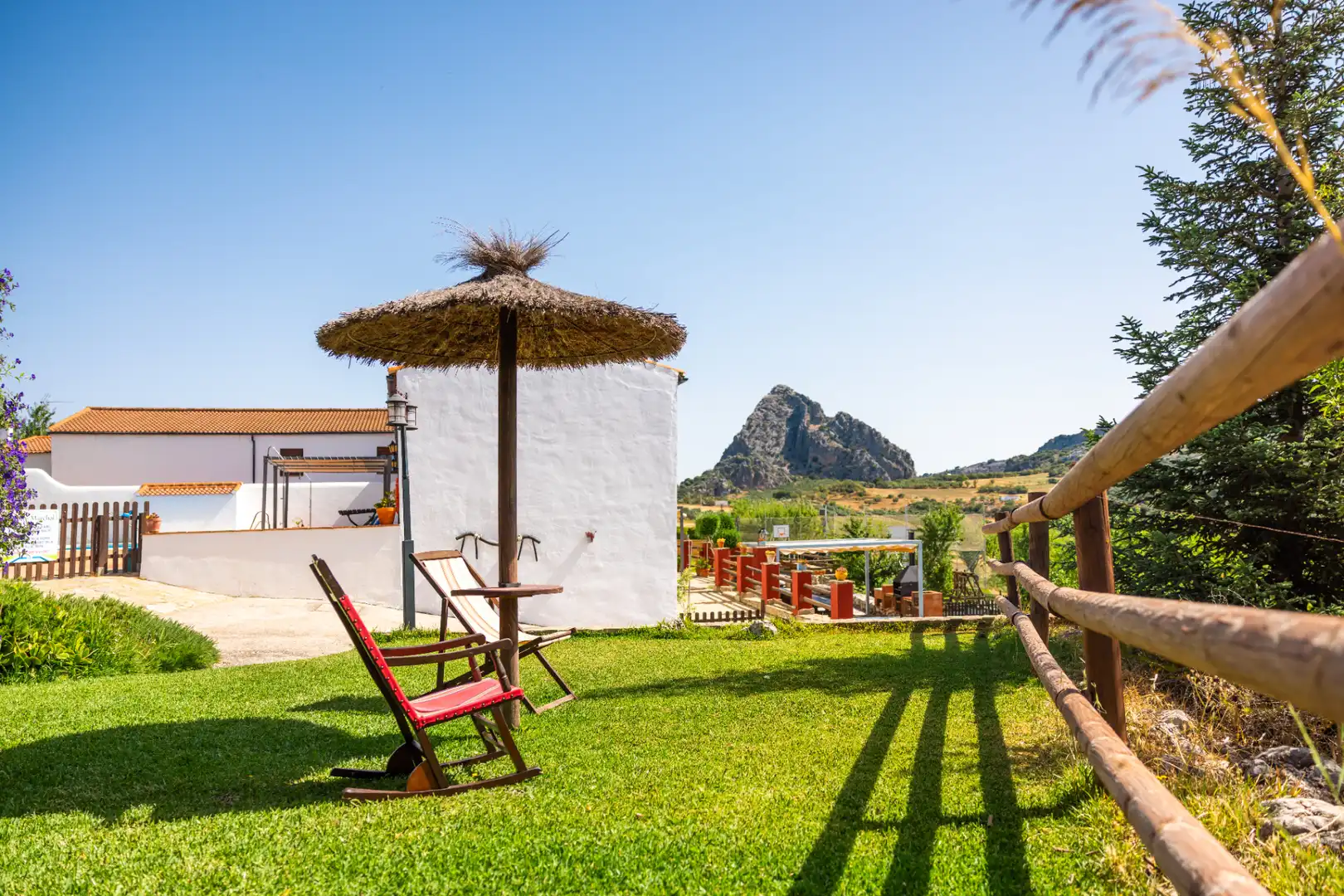 Jardín de Finca rústica en venta en Montejaque con Aire acondicionado, Jardín privado y Terraza