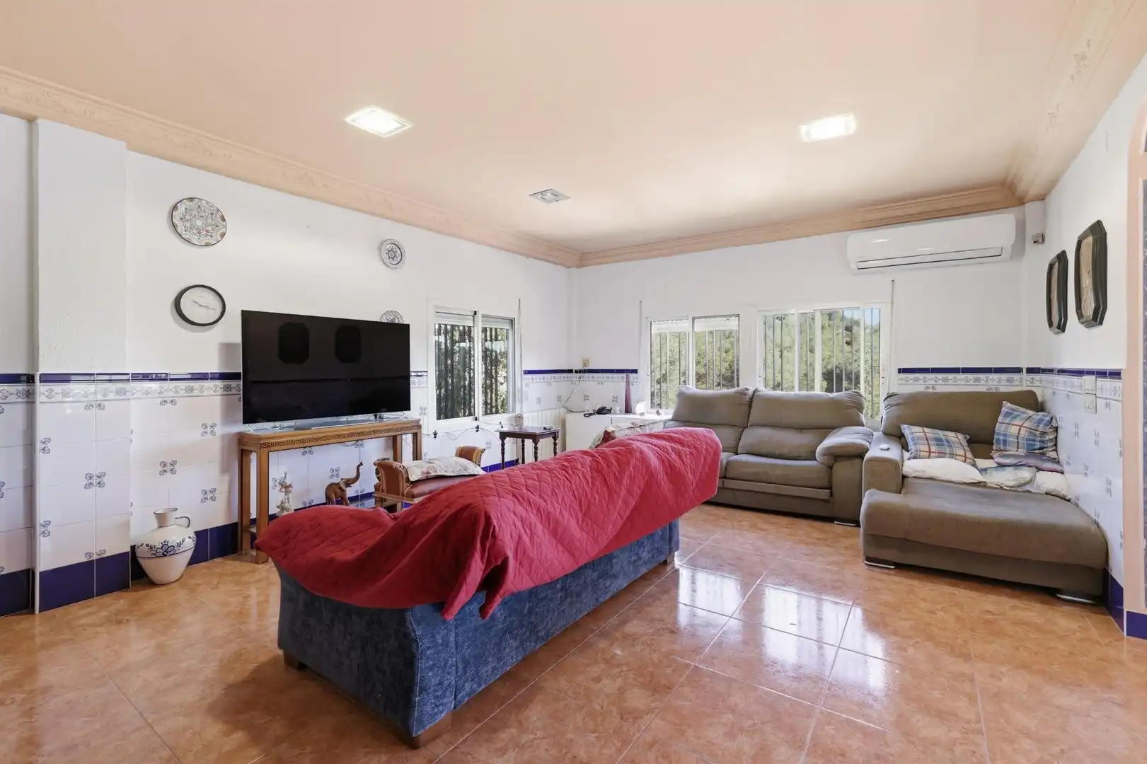 Sala de estar de Casa o chalet en venta en Vilamarxant con Aire acondicionado, Calefacción y Jardín privado