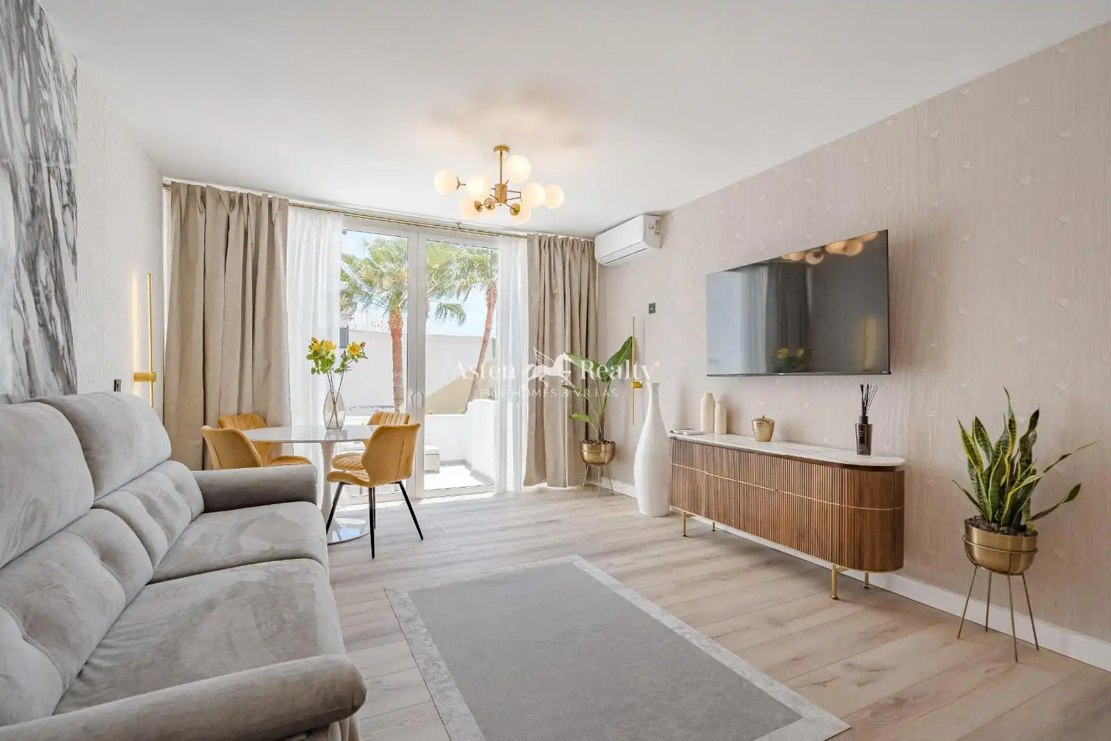 Living room of Duplexes for sale in Adeje  with Air Conditioner, Terrace and Furnished