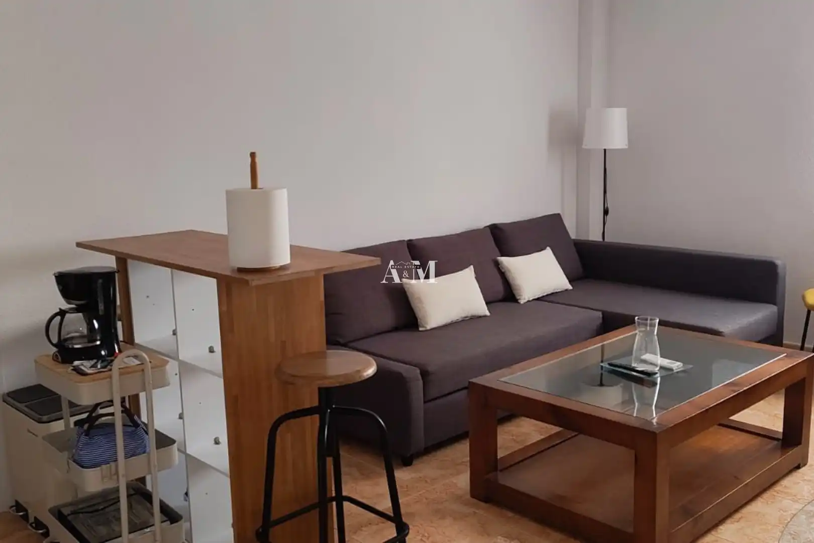Wohnzimmer von Wohnung zur Miete in Torrevieja mit Terrasse, Schwimmbad und Möbliert