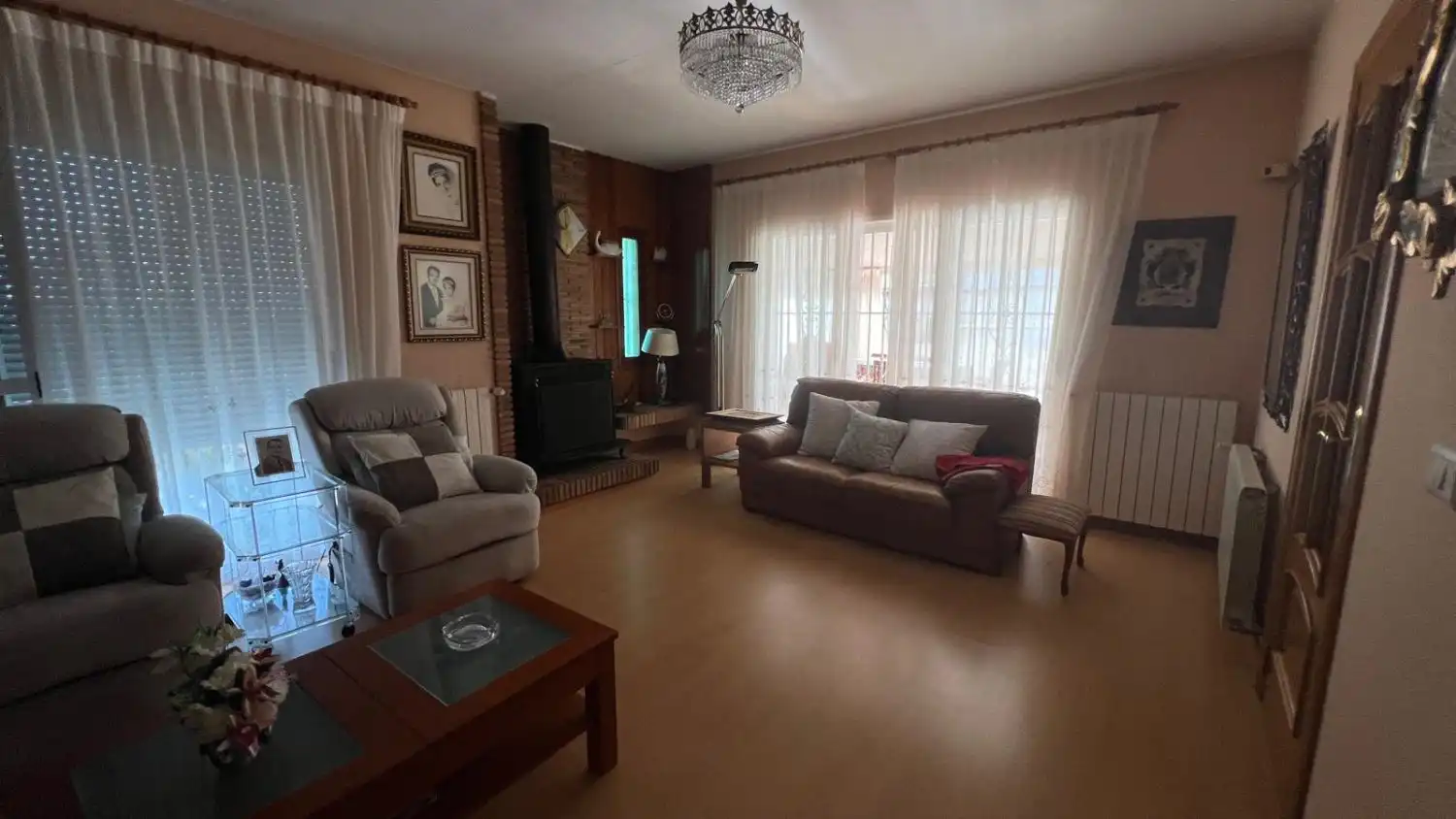 Wohnzimmer von Haus oder Chalet zum Verkauf in Canet d'En Berenguer mit Klimaanlage, Heizung und Privatgarten