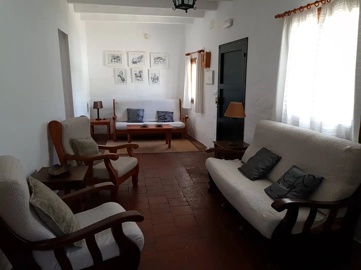 Sala d'estar de Finca rústica en venda en Maó - Mahón amb Aire condicionat, Calefacció i Jardí privat