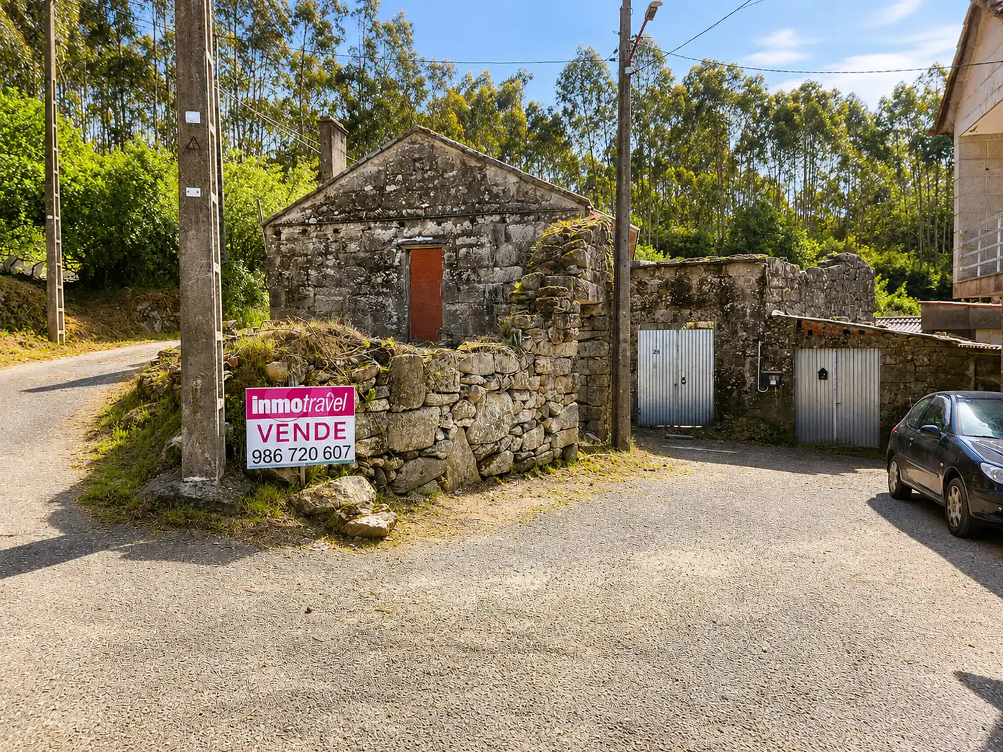 Vista exterior de Finca rústica en venta en Meis con Jardín privado y Terraza
