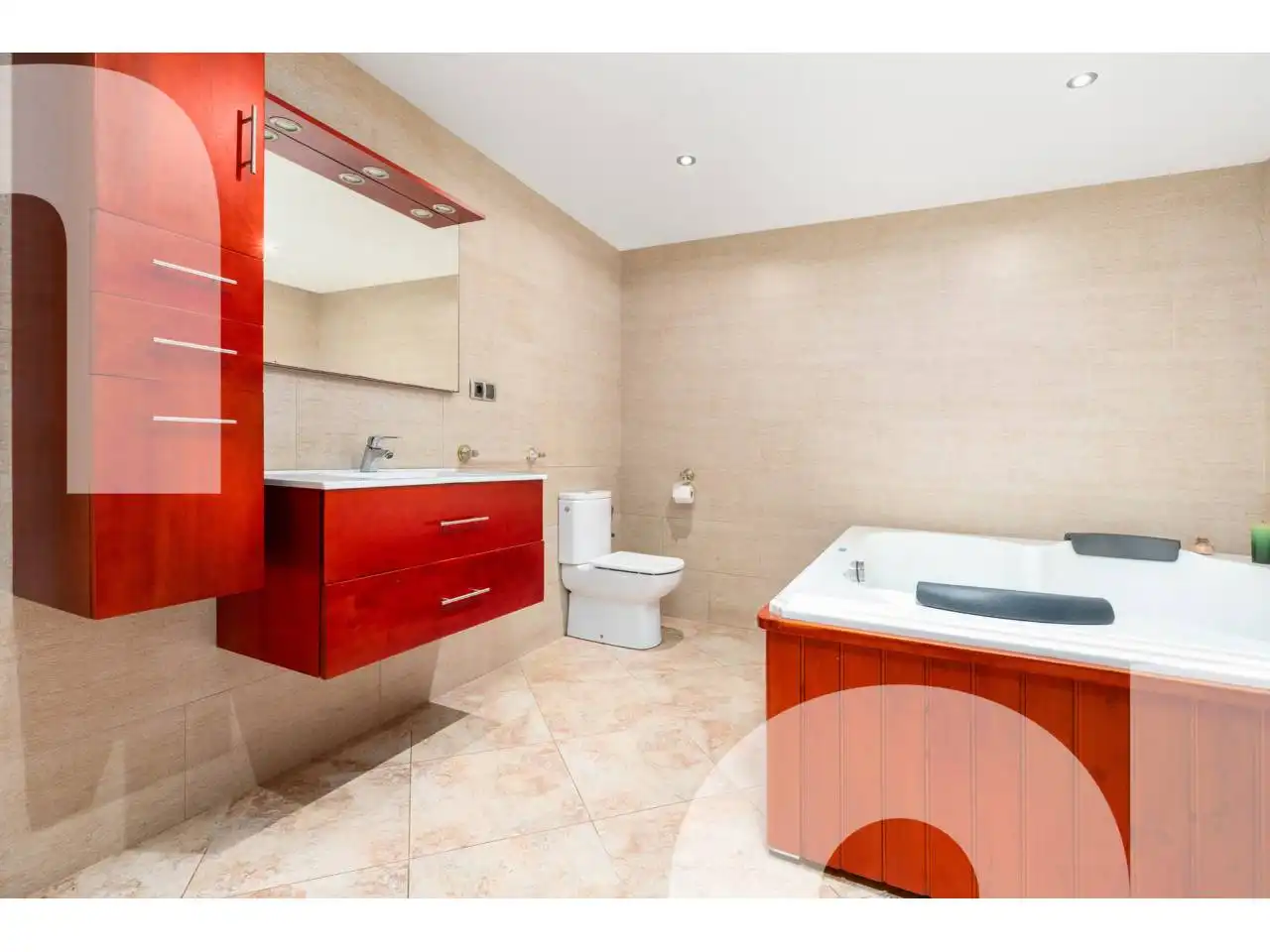 Bathroom of Country homes for sale in Les Franqueses del Vallès  with Air Conditioner, Heating and Private garden
