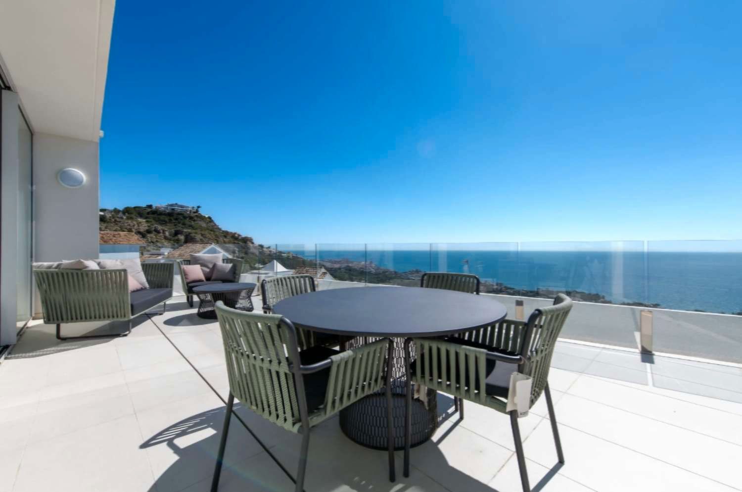 Terrace of Duplex for sale in Benalmádena  with Air Conditioner, Terrace and Swimming Pool