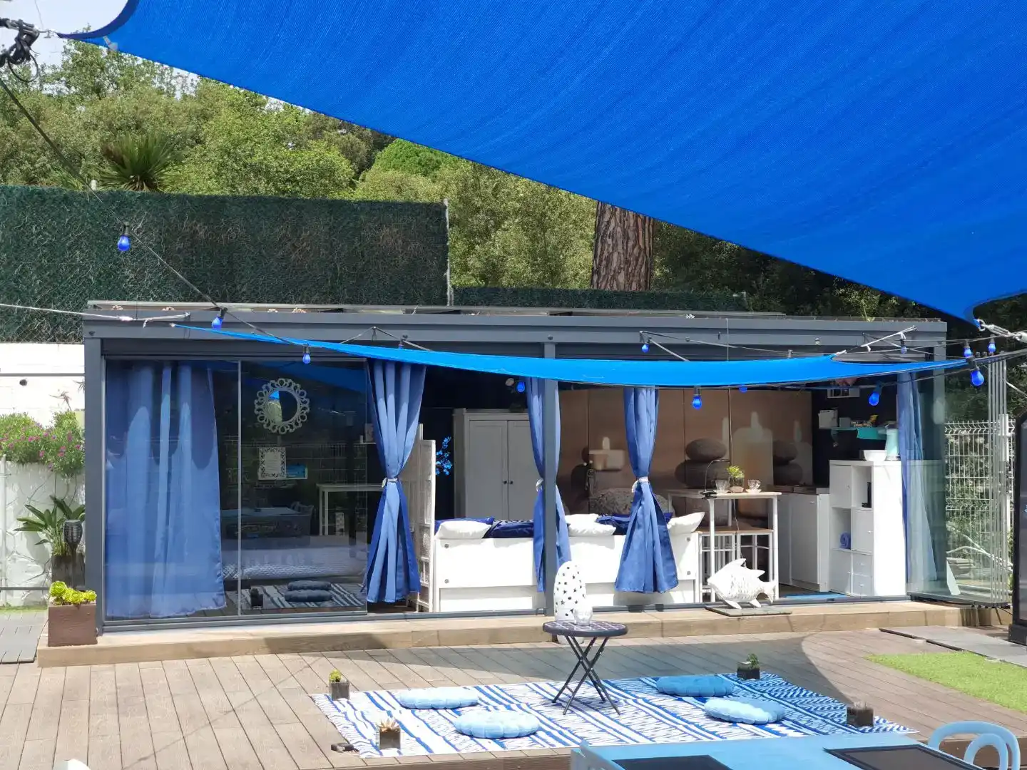 Terrace of Houses for rent in Dosrius  with Air Conditioner, Swimming Pool and Furnished