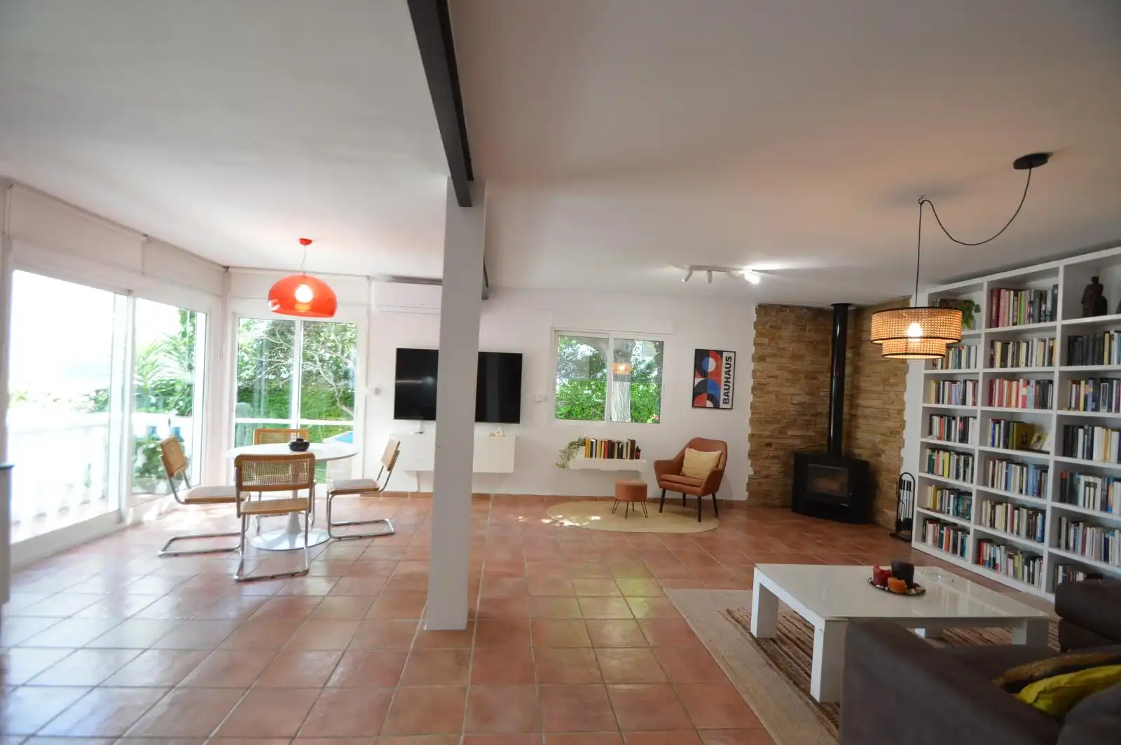Wohnzimmer von Haus oder Chalet zum Verkauf in Vinaròs mit Klimaanlage, Heizung und Privatgarten