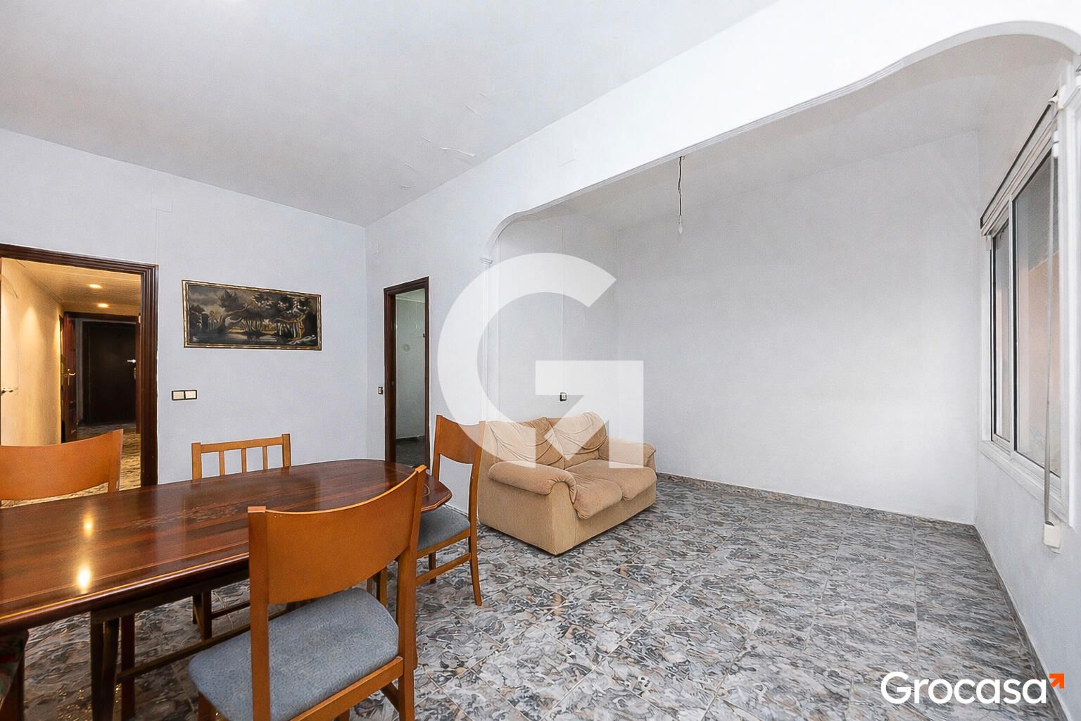 Sala de estar de Piso en venta en Gavà con Horno