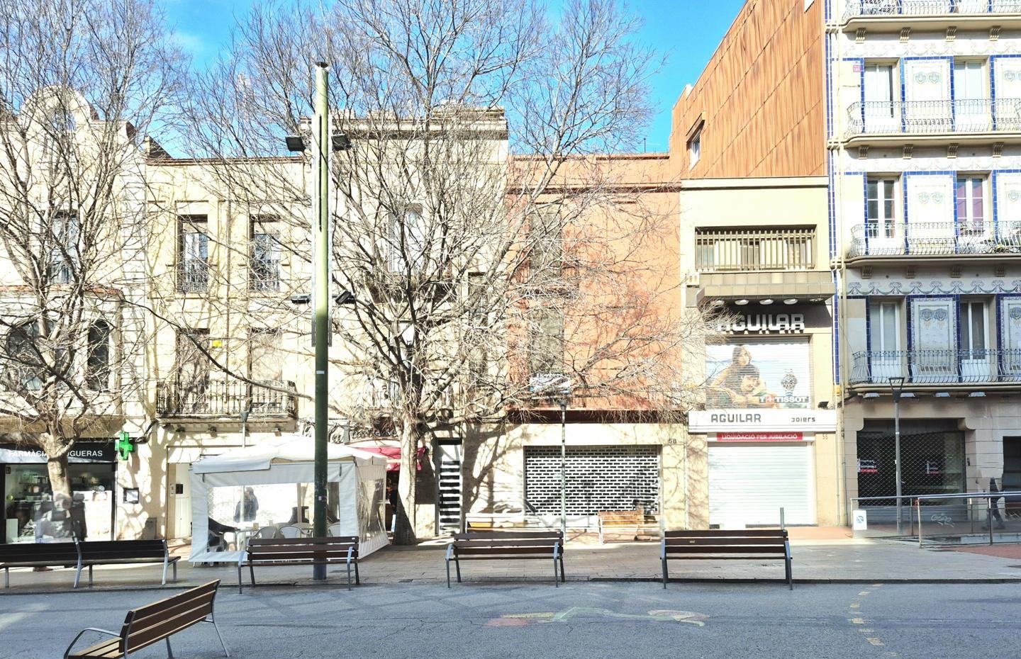 Exterior view of House or chalet for sale in Terrassa  with Parquet flooring, Terrace and Balcony