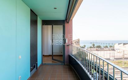 Balcony of Flat for sale in Badalona  with Heating and Terrace