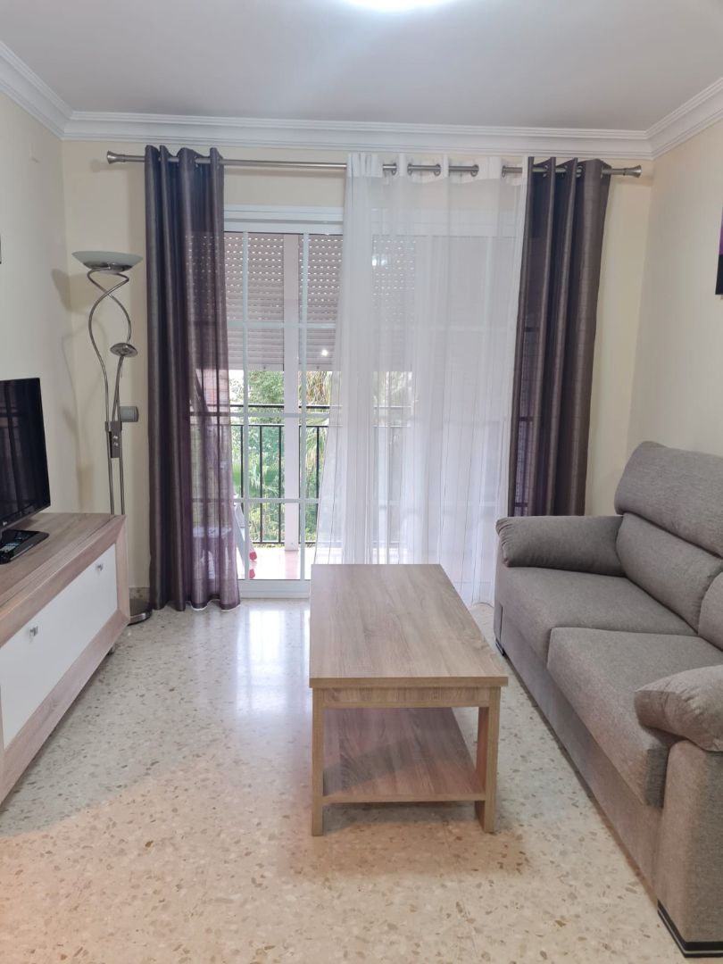 Living room of Flat to rent in Alcalá de Guadaira  with Air Conditioner, Terrace and Furnished
