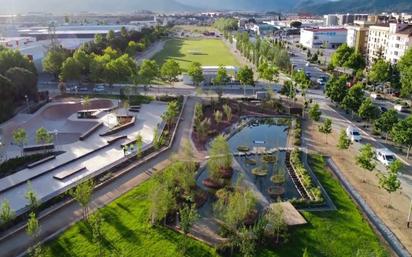 Vista exterior de Pis en venda en Igualada amb Calefacció, Jardí privat i Traster