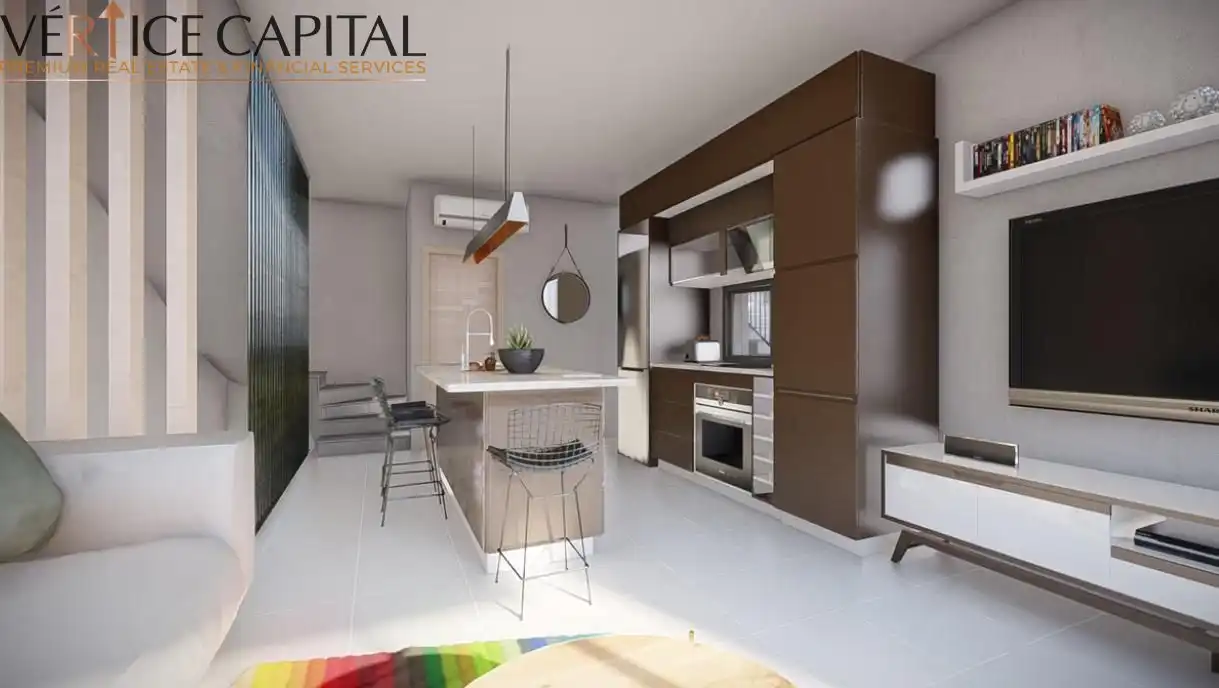 Cocina de Casa o chalet en venta en Manilva con Aire acondicionado, Jardín privado y Terraza