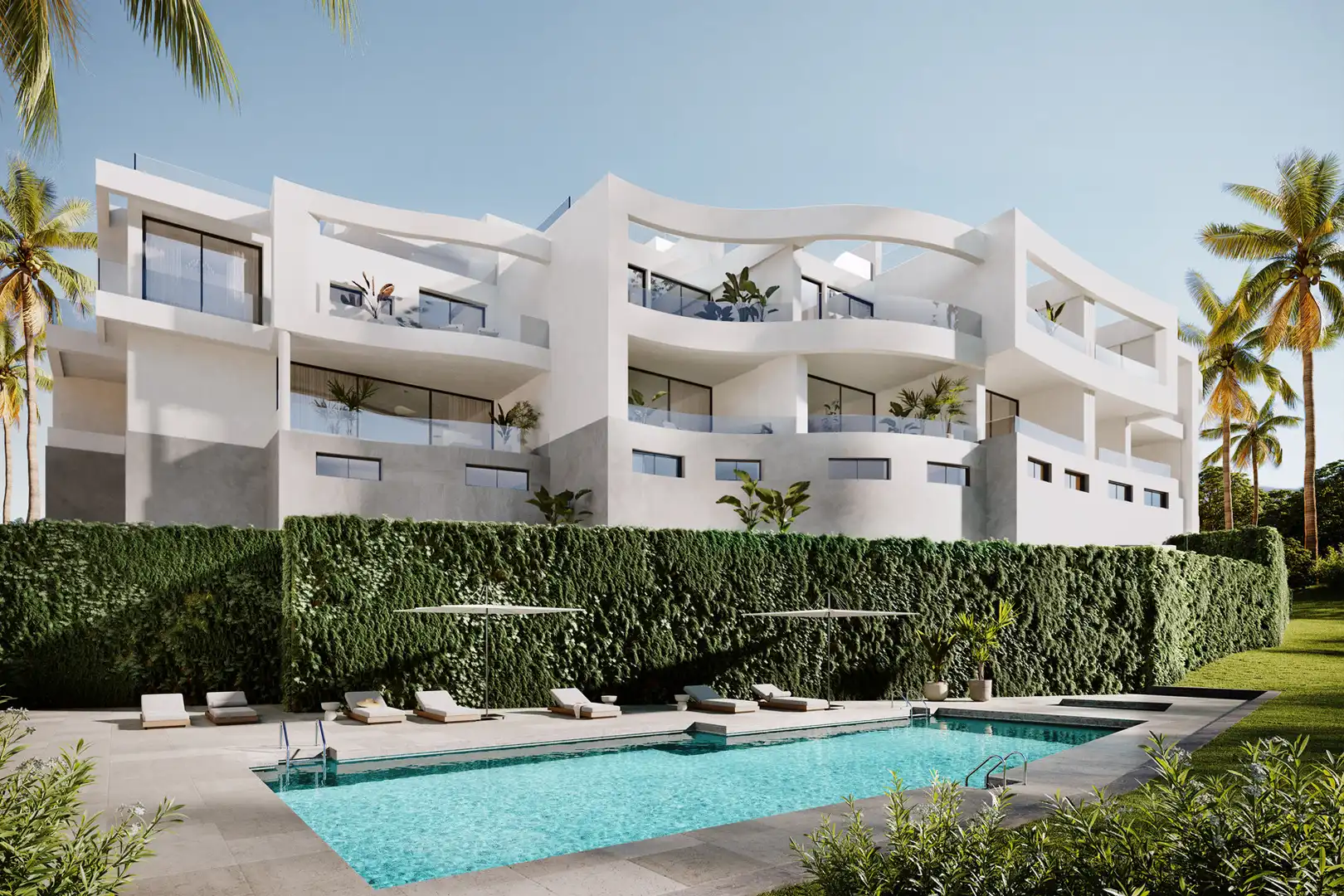 Casa con piscina en venta en El Faro de Calaburra - Chaparral