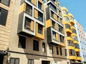 Vista exterior de Piso en venta en Las Palmas de Gran Canaria con Aire acondicionado y Amueblado