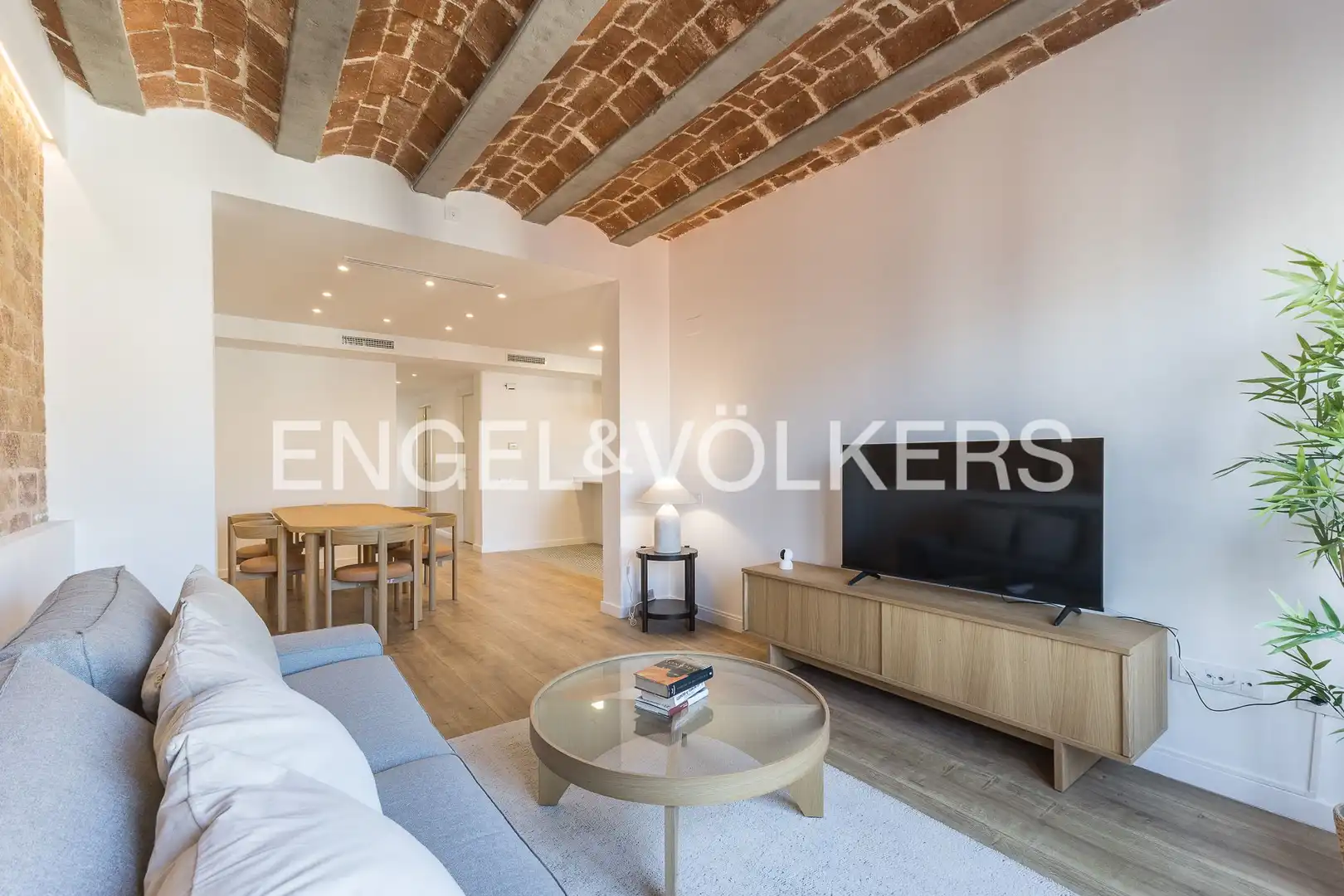 Sala de estar de Ático en venta en Sarrià - Sant Gervasi