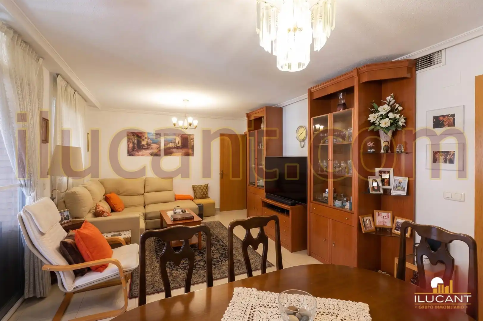 Living room of Flat for sale in Alicante / Alacant  with Air Conditioner, Heating and Terrace