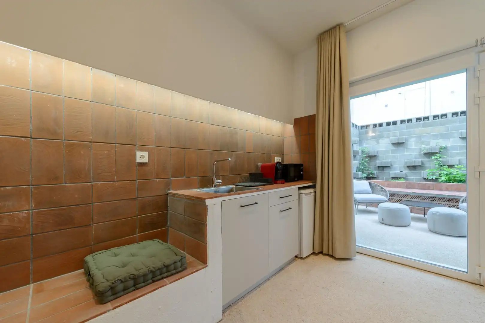 Küche von Wohnung zur Miete in Madrid mit Klimaanlage und Möbliert