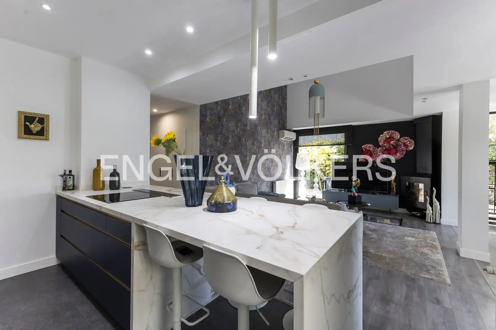 Cocina de Casa o chalet en venta en Torrelodones con Aire acondicionado, Calefacción y Jardín privado