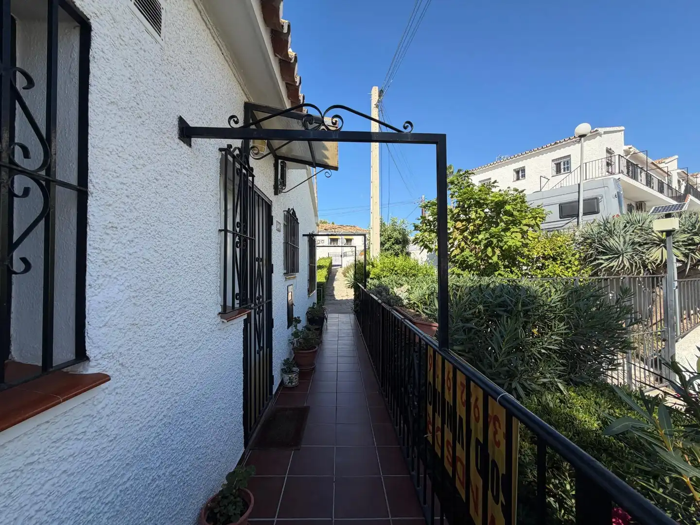 Exterior view of Flat for sale in Mijas  with Private garden, Terrace and Community pool