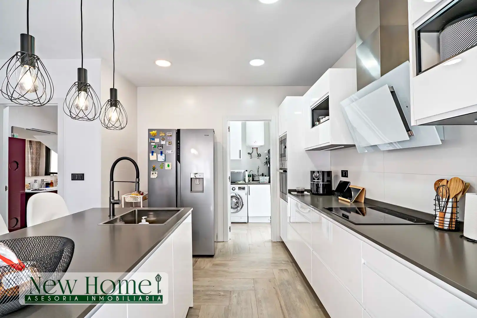 Kitchen of Houses for sale in Roquetas de Mar  with Private garden, Terrace and Furnished